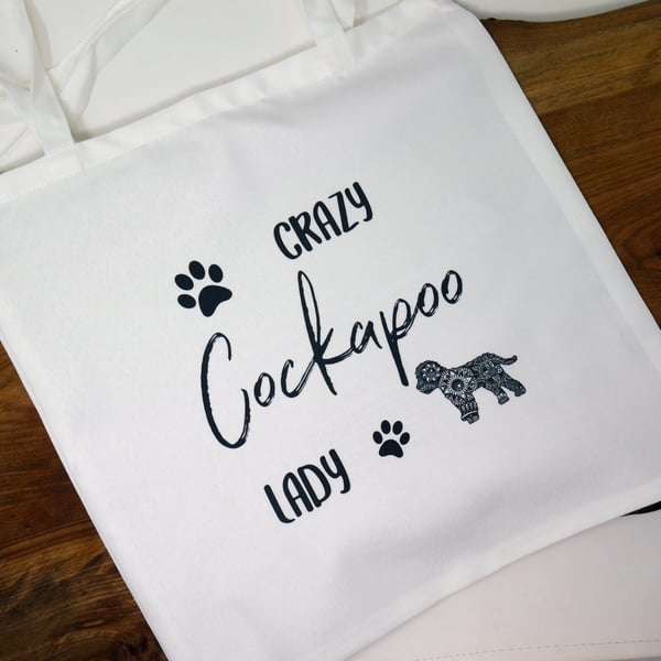 Cockapoo, Cockapoo, Cockapoo Bag, Cockapoo Lover, Tote, Cockapoo Tote