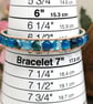 Blue agate and tan leather with Om button fastener  - Image 6