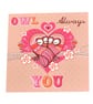 Owl Always Love You Valentine Card - Image 2