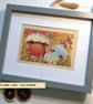Satan's Bolete Mushrooms, original fungi art, wall art - Image 6