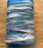 Art Batt for Spinning and Felting, Colour: 'Oceans Blue' - Image 7