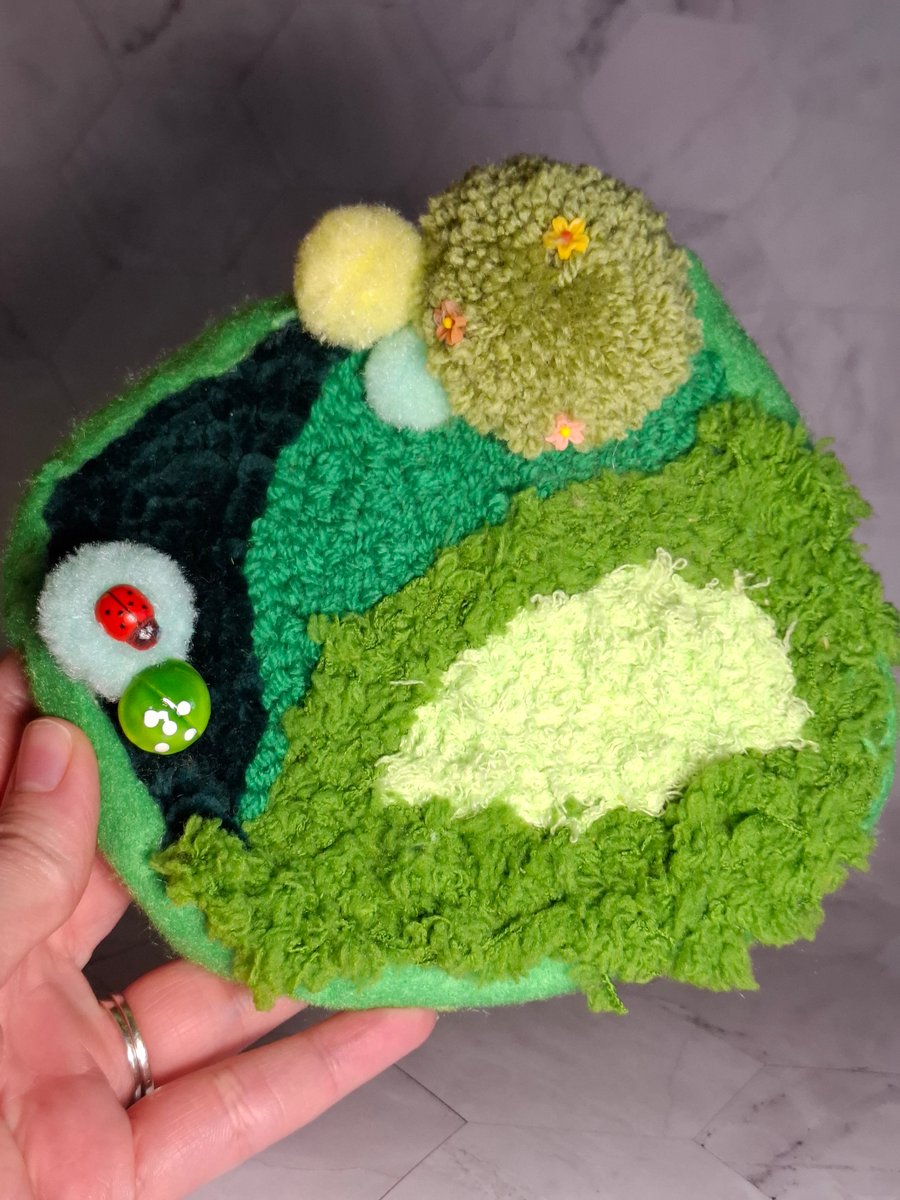 Mossy Garden Mug Rug - MADE TO ORDER