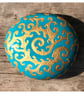 Gold on Blue - Image 6
