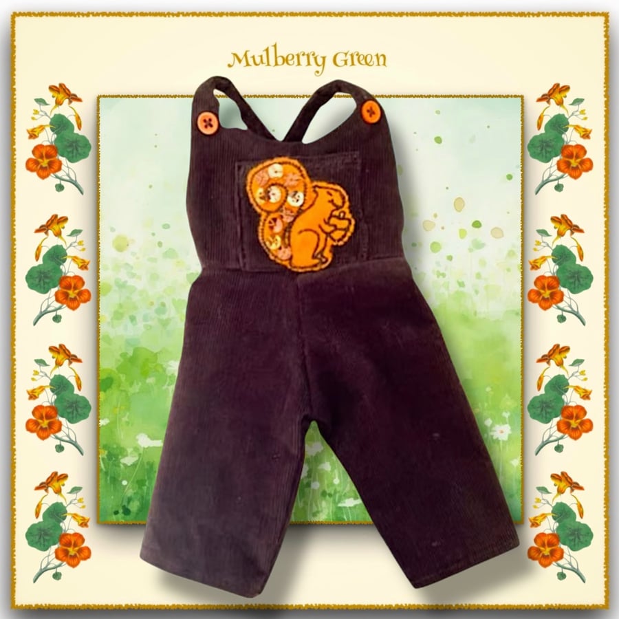 Little Squirrel Dungarees