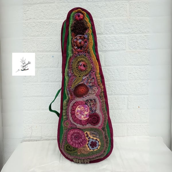 Concert Ukulele Gig Bag, Handmade Uke Case