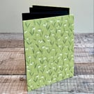Concertina Photo Album with Snowdrops