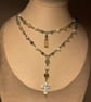 Jeanette - Abalone Cross Rosary Style Choker - Image 4
