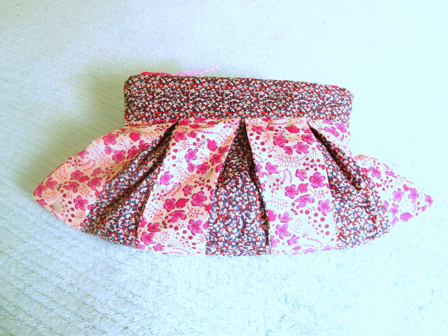 Cosmetics or Makeup Purse in Liberty Prints