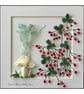 Hand made seaglass picture Strawberry Magic 