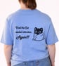 Sassy Devon Rex Cat T-Shirt – Cornflower Blue Cat Lover Gift – Illustrated Cat T - Image 3