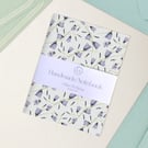Handmade Notebook - Harebells - Small Notepad or Gardening Journal