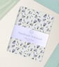 Handmade Notebook - Harebells - Small Notepad or Gardening Journal