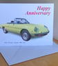 Alfa Romeo Spider Series 2 1971- Birthday, Anniversary, Retirement or Plain Card - Image 2