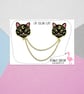 Cat Collar Chain - Hard Enamel Pin - Jewellery