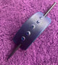 Dyed Blue Leather Hair Stick Barrette - with 5 Blue Gemstones - FREE UK SHIP - Image 6