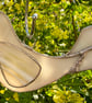 Stained Glass Dove Suncatcher - Cream handmade decoration - Image 2