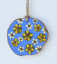Real Pressed Flower, Wildflowers, Wood Slice Hanging Decoration - Image 4