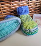 Baby Boy's Hand Knitted Booties 3-6 months size  - Image 6