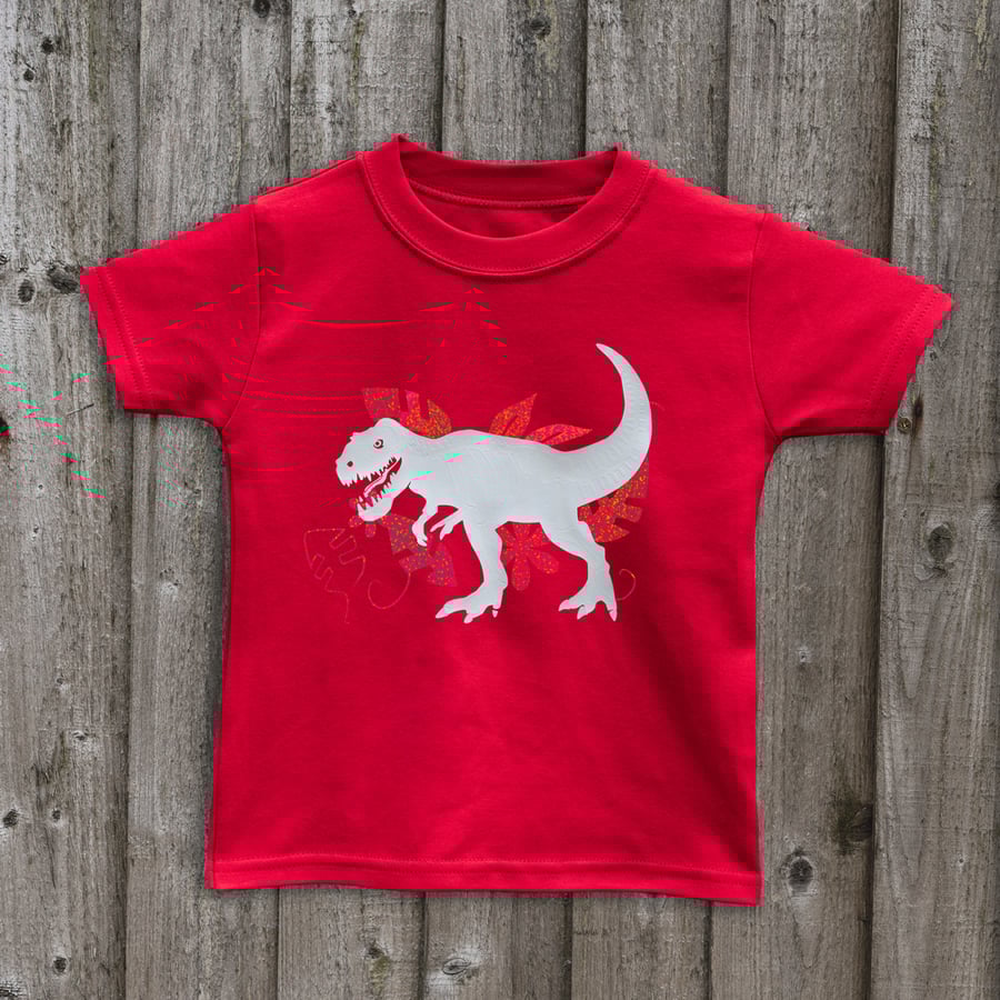 T REX Glow in the dark T shirt