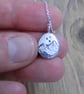 Sterling silver 'mountain' nugget pendant - Image 4