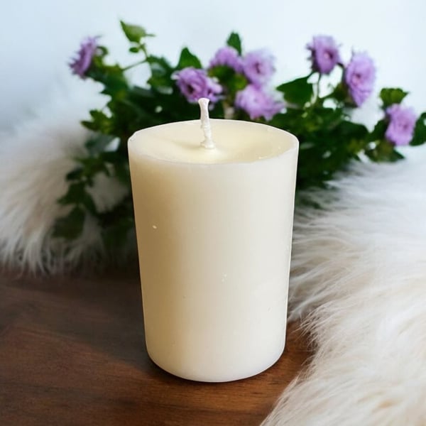 Baby Powder Scented Soy Wax Candle - 119g pillar Candle
