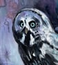 Owl with Lilac Flowers - Image 2