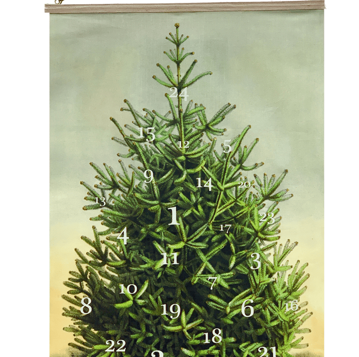 Reusable Christmas Tree Advent Calendar with ma... Folksy