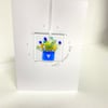 Mothers day card- fused glass keepsake