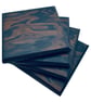 Executive Coasters - Ebono Walnut Root Wood