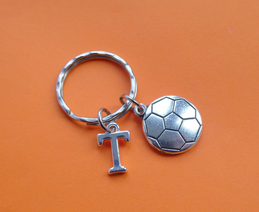 Soccer ball keychain personalized sale