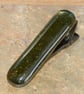 British Racing Green Glass Tie Clip - 4063 - Image 1