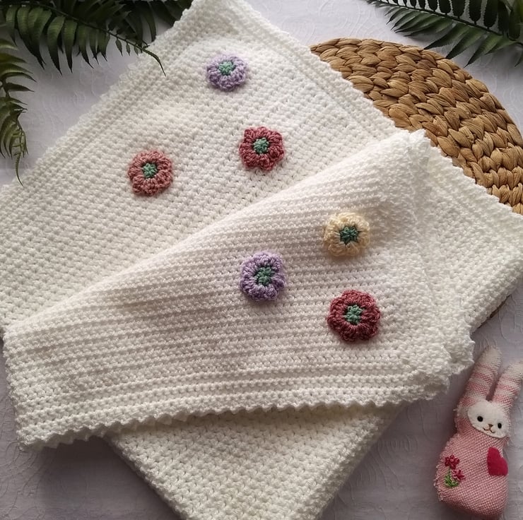Crochet Flower Fairy Blanket & Set Folksy