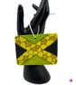 Jamaica abstract Art V05 Car Air freshener (Double Sided Print) - Image 1