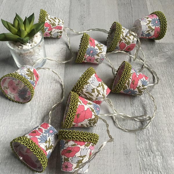 Mini Lampshade Fairy Lights - Liberty - Poppy and Daisy