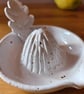 Hand Thrown Stoneware Lemon Juicer with Oak Leaf Handle - Image 4