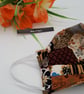 Face mask,  small, 3 layer,  machine washable in in retro pattern  - Image 8