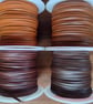 Kangaroo Leather Lace 3mm premium quality Brandy 1m - Image 3