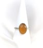 Sterling silver ring with carnelian - Image 9