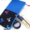 SALE Cute Skull and Crossbones Make up bag / Pencil Case