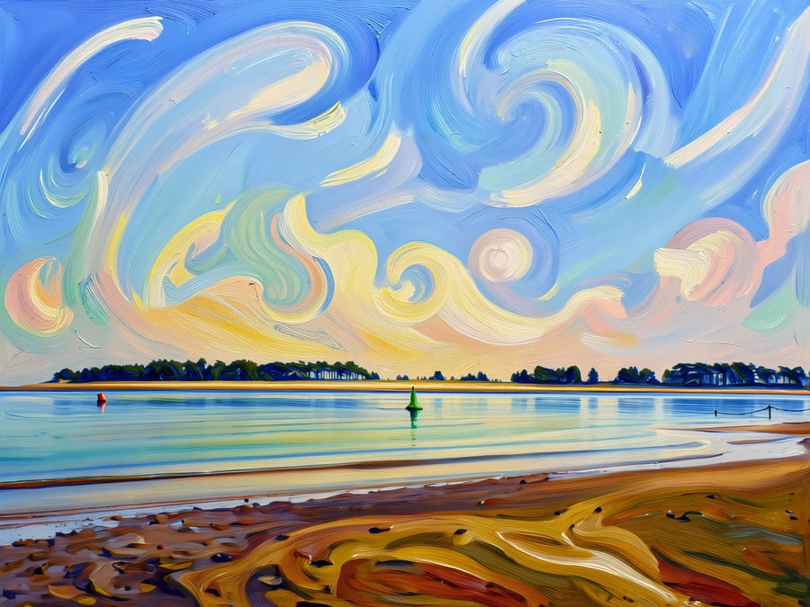 A4 Print North Norfolk Wells-Next-The-Sea Beach 