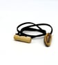 Hand Carved Lozenge shaped 2 tone wood necklace: SKU-N17 - Image 7
