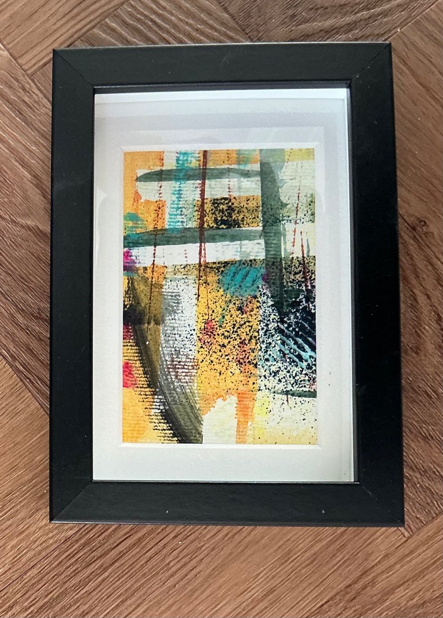 Tall Ships, Abstracted Painting 