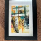 Tall Ships, Abstracted Painting 