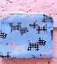 Scottish Terrier Blue Fun Coin Purse or Card Holder Bespoke 