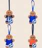 Footballer Gingerbread Decoration - Embroidered Football Character - Image 2