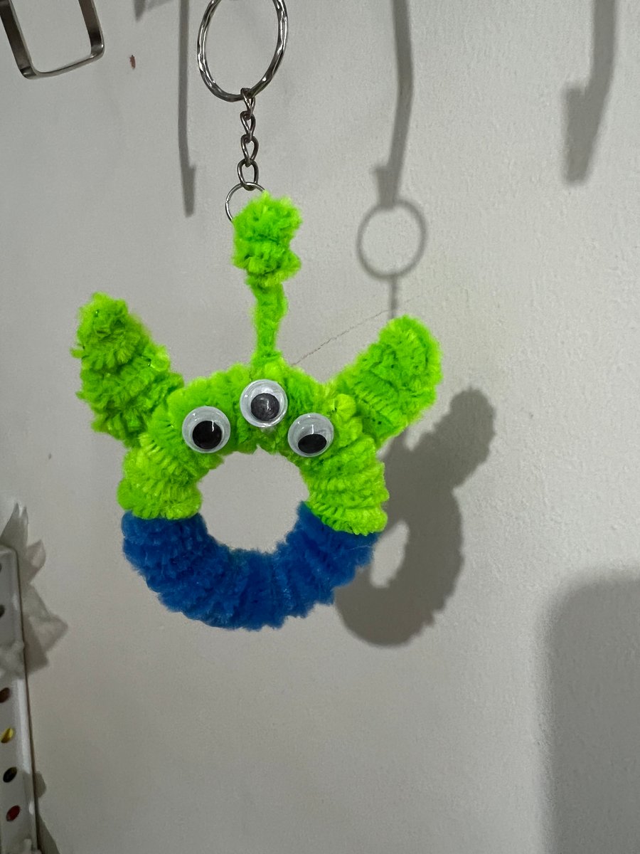 Handmade Disney Keyring - Alien
