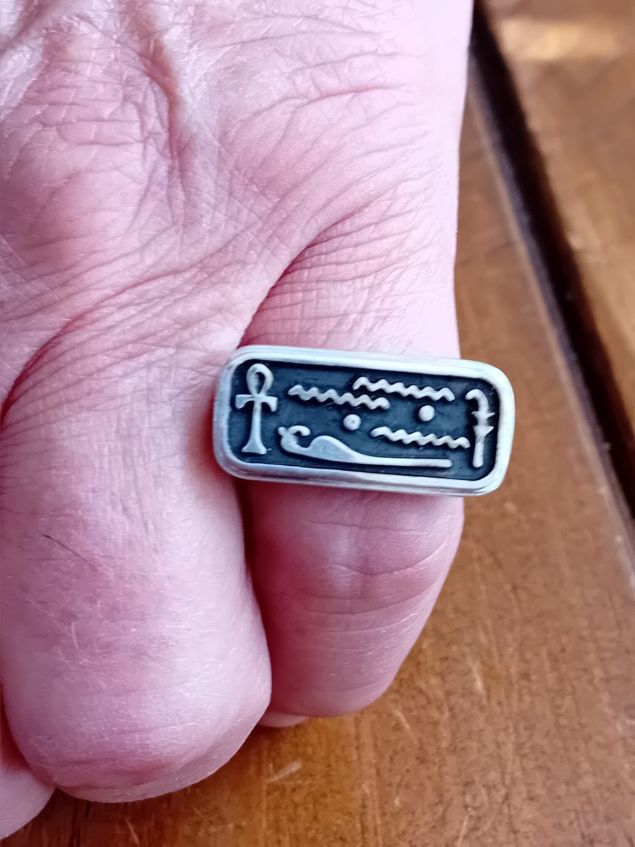 Aleister Crowley Seal Ring. Free UK Shipping.