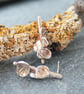 Sterling silver botanical earrings - Image 7
