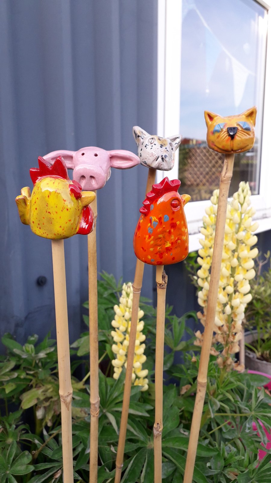 Cane Tops - Handmade for your Bamboo Sticks 