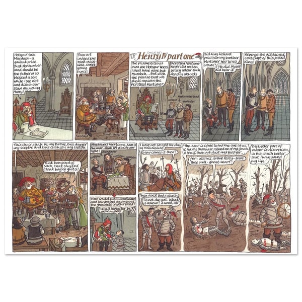Henry IV Part One A3 poster